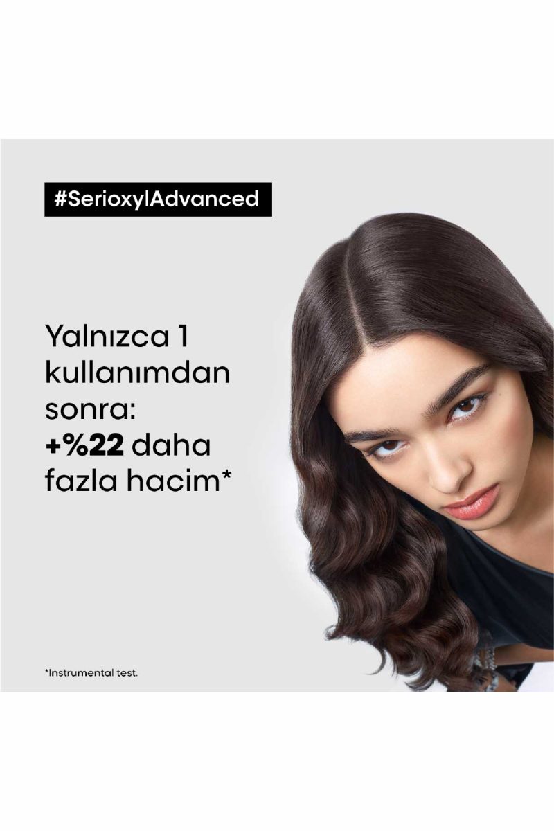 Serioxyl Advanced İncelmiş Saç Telleri için Yoğunluk Kazandıran Şampuan - Görsel 6