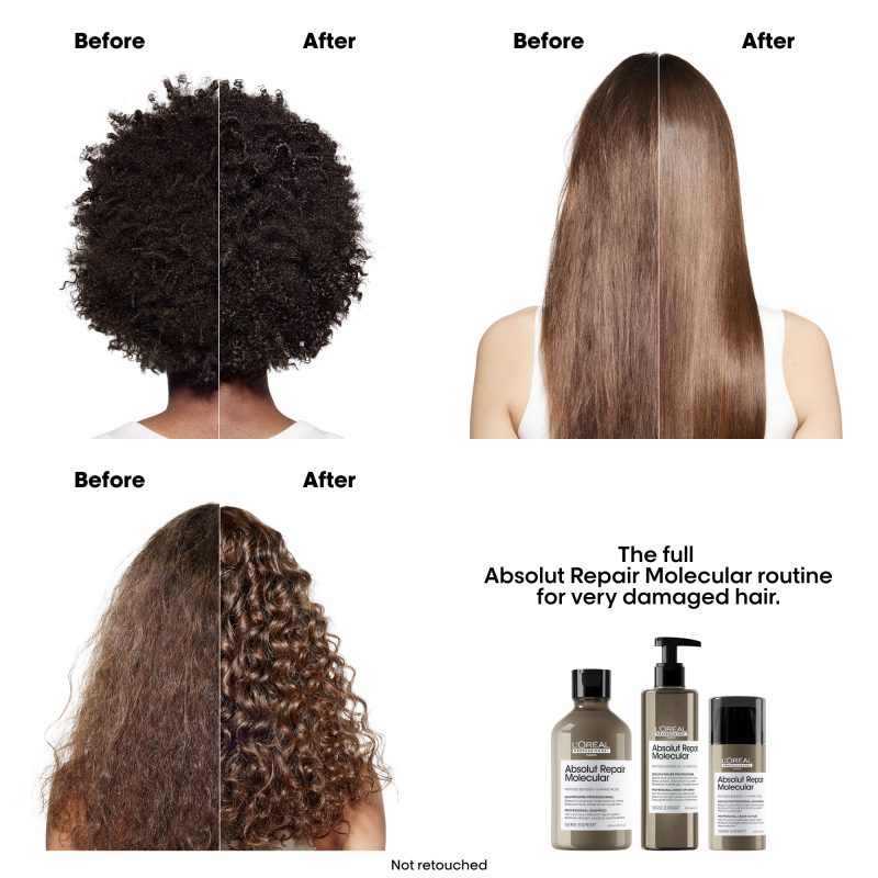 Absolut Repair Molecular Tüm Yıpranmış Saçlar İçin Durulanmayan Maske - Görsel 2