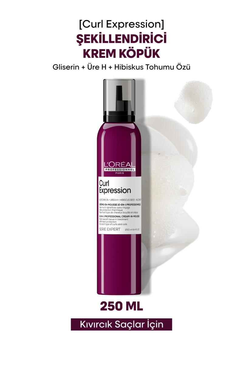 Curl Expression Kıvırcık Saçlar İçin Şekillendirici Krem Köpük