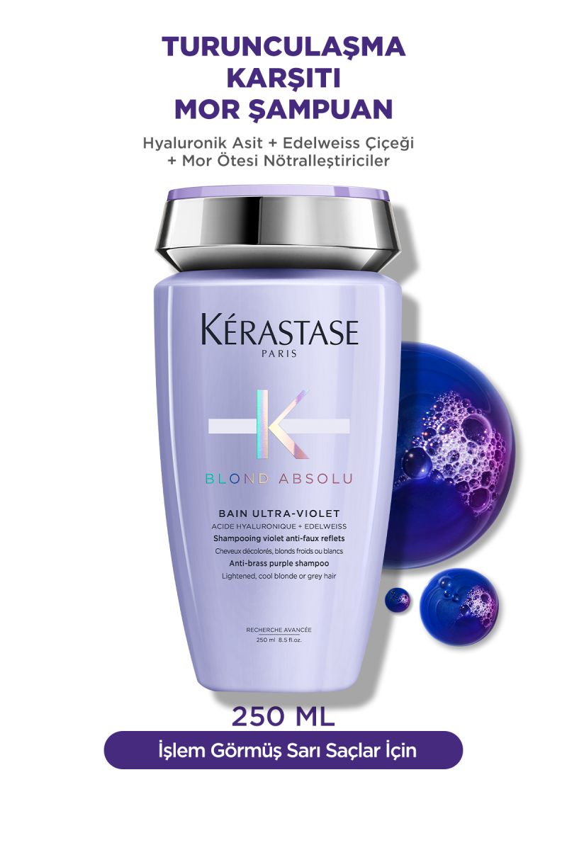 Bain Ultra-Violet İstenmeyen Turuncu Yansımaları Nötralize Eden Şampuan