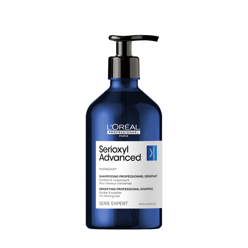 Serioxyl Advanced İncelmiş Saç Telleri için Yoğunluk Kazandıran Şampuan