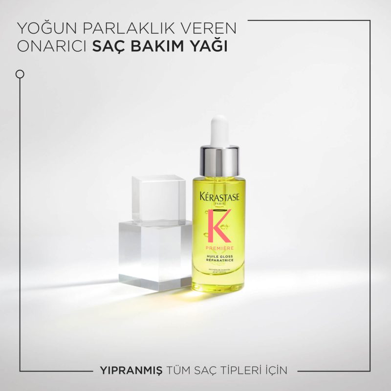 Huile Gloss Réparatrice Yoğun Parlaklık Veren Onarıcı Saç Bakım Yağı - Görsel 4