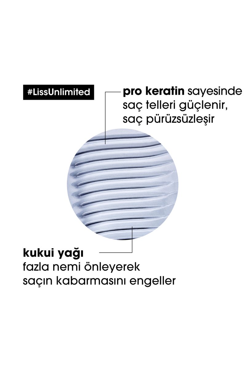 Liss Unlimited Elektriklenme Karşıtı (Ve Yoğun Yumuşaklık Veren) Şampuan - Görsel 4