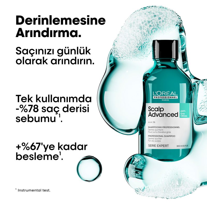 Scalp Advanced Yağlanma Karşıtı Profesyonel Şampuan - Görsel 2