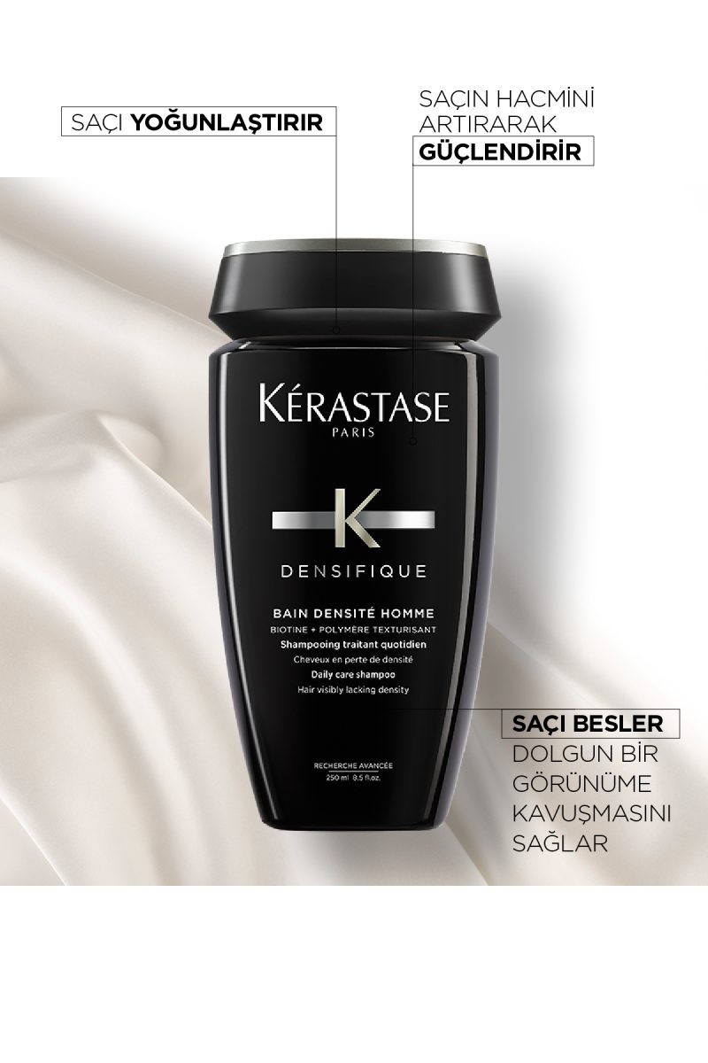 Bain Densifique Homme Erkekler İçin Yoğunluk Kazandıran Şampuan - Görsel 2