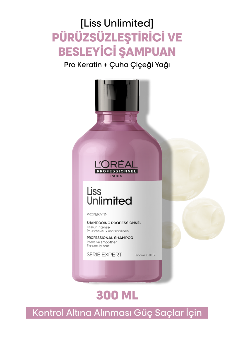 Liss Unlimited Elektriklenme Karşıtı (Ve Yoğun Yumuşaklık Veren) Şampuan