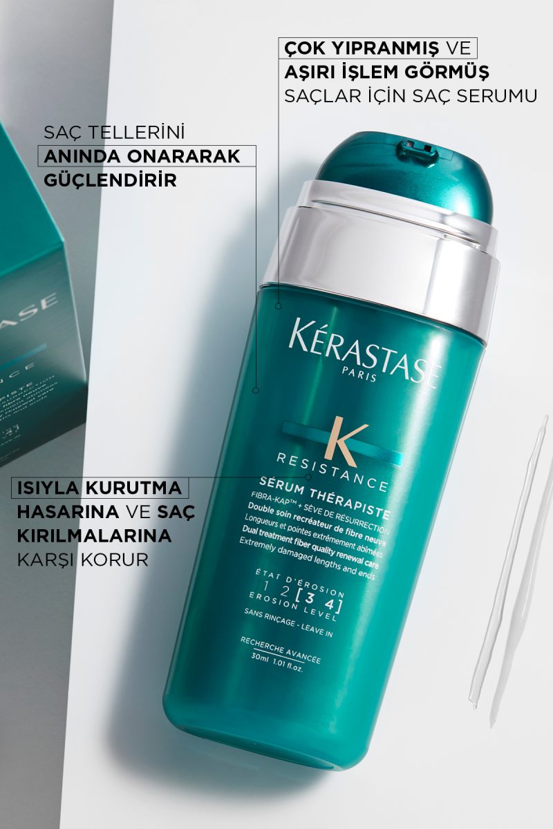 Sérum Thérapiste Çok Yıpranmış ve Aşırı İşlem Görmüş Saçlar için Onarıcı Serum