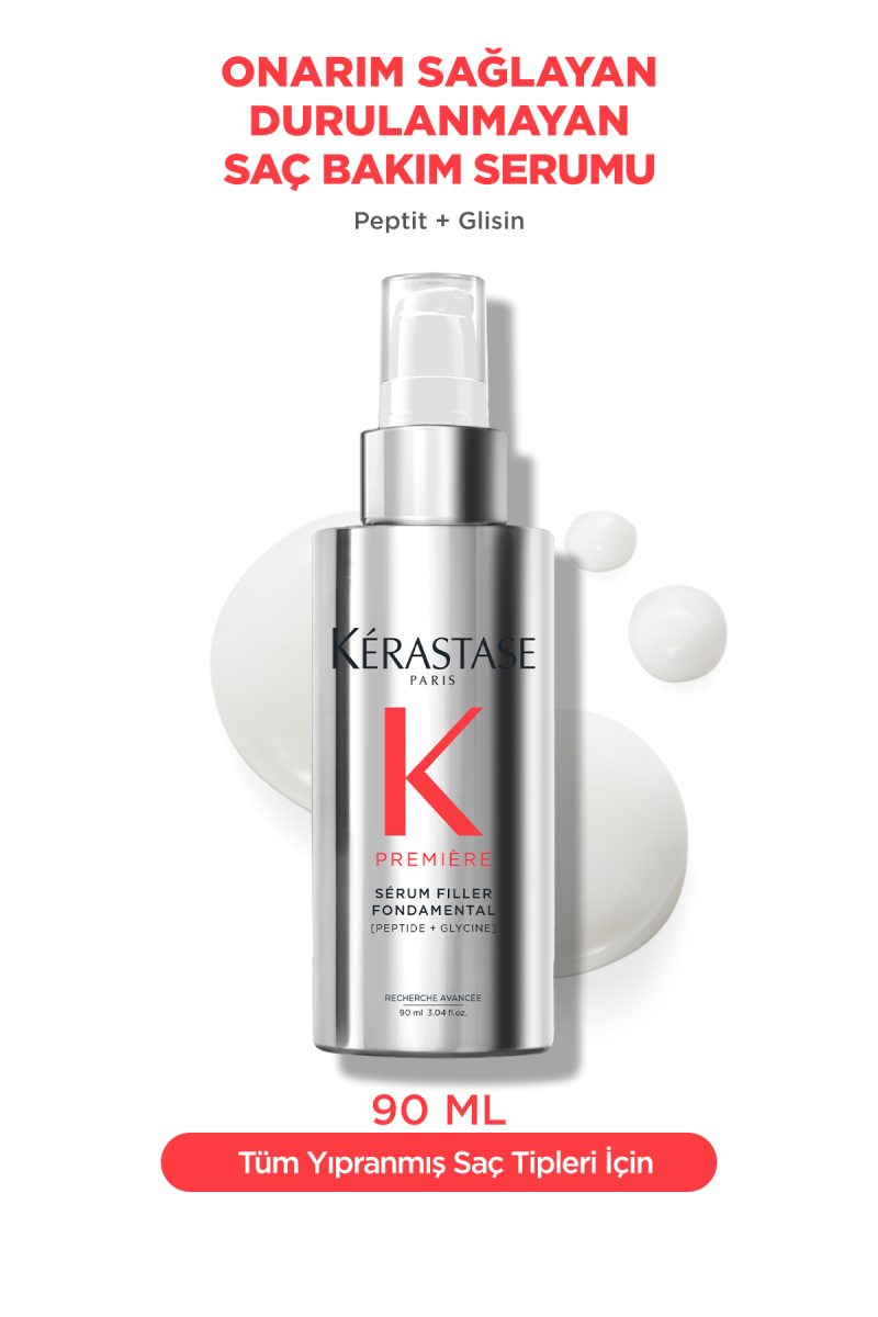 Serum Filler Fondamental Elektriklenme Karşıtı Onarım Sağlayan Saç Serumu