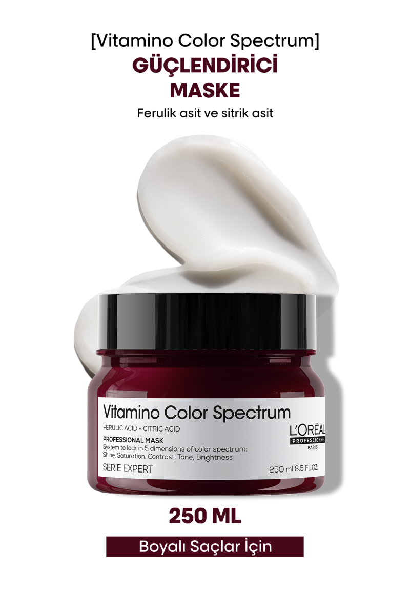 Vitamino Color Spectrum Boyalı Saçlar İçin Güçlendirici Maske 250 ml