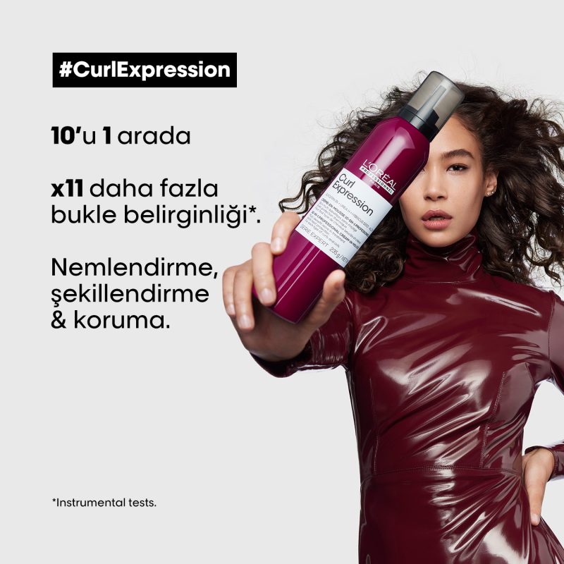 Curl Expression Kıvırcık Saçlar İçin Şekillendirici Krem Köpük - Görsel 3