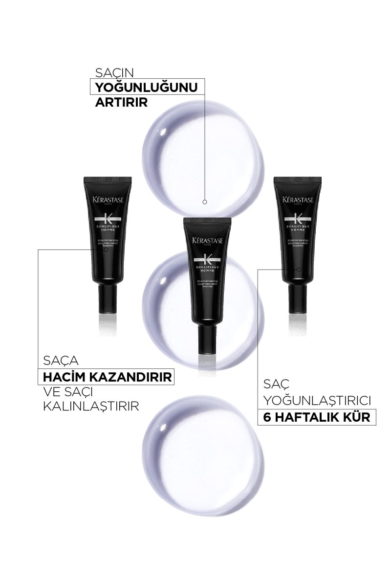Cure Densifique Homme Saç Yoğunlaştırıcı Bakım Kürü 6mlx30