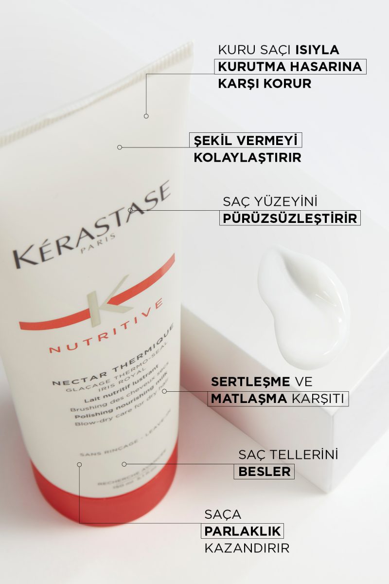 Nectar Thermique Normal/Kuru Saçlar için Isıya Karşı Koruyucu Krem