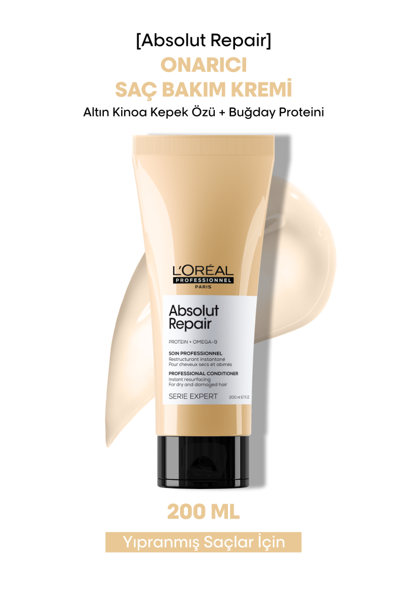 Absolut Repair Yıpranmış Saçlar İçin Onarıcı Saç Bakım Kremi