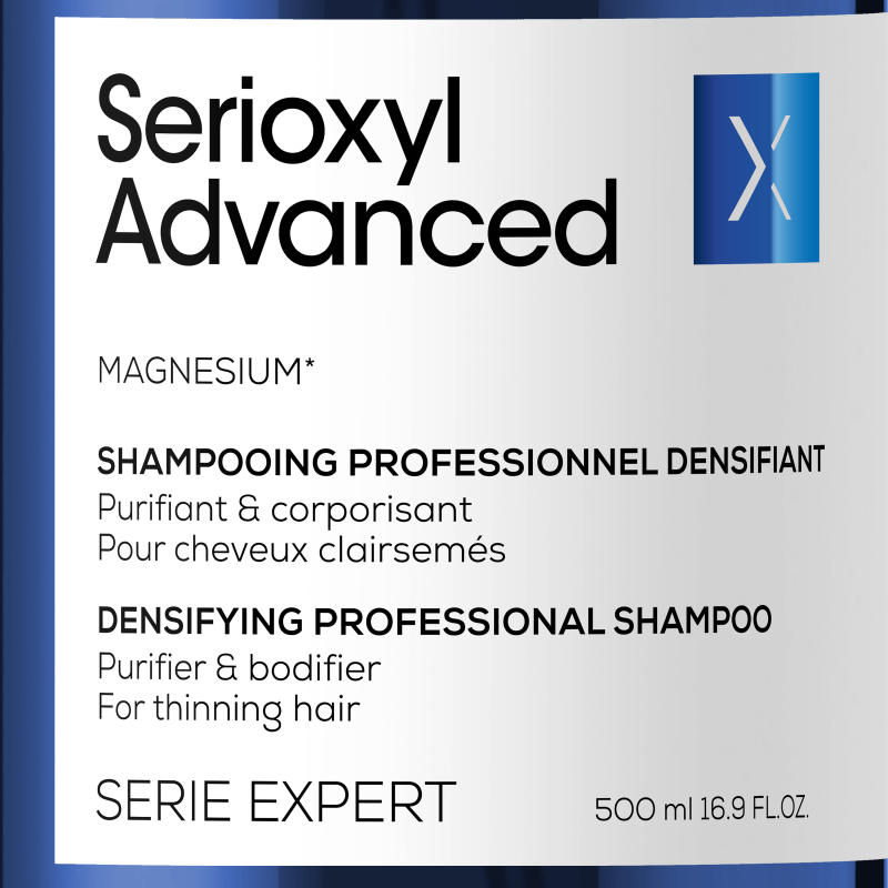 Serioxyl Advanced İncelmiş Saç Telleri için Yoğunluk Kazandıran Şampuan - Görsel 4
